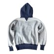 画像8: CUSHMAN(クッシュマン）TWO TONE SWEAT PARKA  後付けフードツートンカラー (8)