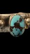 画像4: INDIANJEWELRY  Cippy Crazy Horse(シッピー クレイジーホース) インディアンジュエリー　ゴッドバーターコイズバングル　ブレス (4)