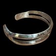 画像3: INDIANJEWELRY  Cippy Crazy Horse(シッピー クレイジーホース) インディアンジュエリー　スプリットバングル　ブレス (3)