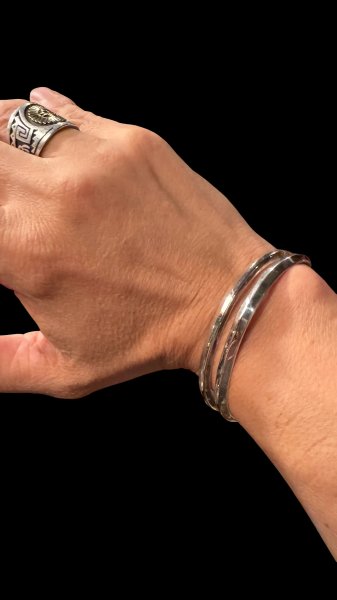 画像5: INDIANJEWELRY  Cippy Crazy Horse(シッピー クレイジーホース) インディアンジュエリー　スプリットバングル　ブレス (5)