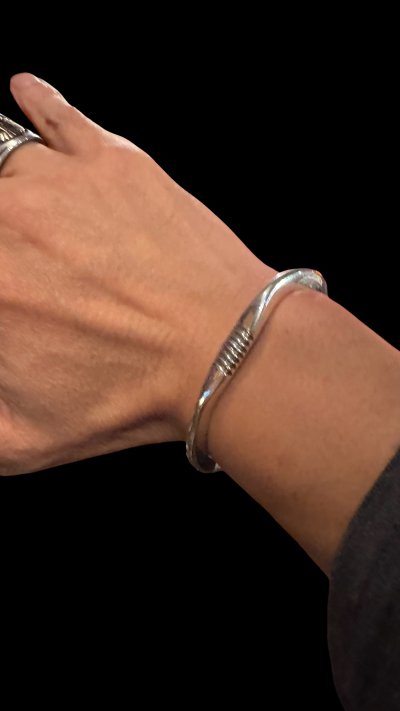 画像1: INDIANJEWELRY Cippy Crazy Horse(シッピー クレイジーホース) インディアンジュエリー MOJOバングル ブレス