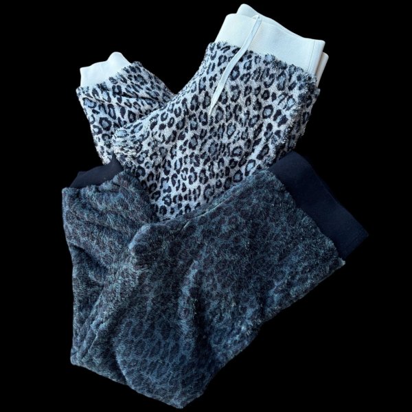 画像1: MOSSIR モシール   Lucua BoaFleece Pants BLUE WHITE (1)
