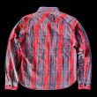画像4: JELADOジェラード Unionworkers Shirts(ユニオンワーカーズシャツ) ショート丈  トマトレッド (4)