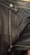 画像5: BOOTES    HOCK  　PIPED STEM TYPE　ウォッシャブルレザーパンツ　　BLACK (5)