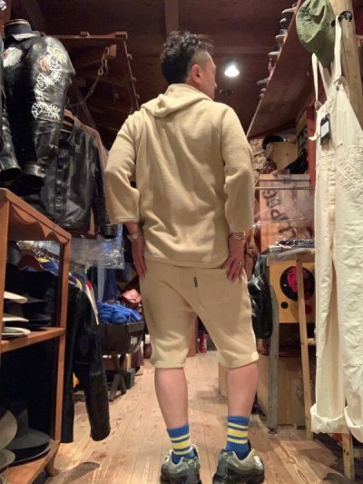 画像2: BranchWorks ブランチワークス　パイルショートパンツ　BEIGE ベージュ