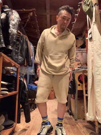 画像1: BranchWorks ブランチワークス　パイルショートパンツ　BEIGE ベージュ