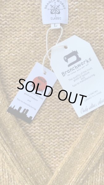 画像3: BranchWorks ブランチワークス　　ニットカーディガン　MUSTARD (3)