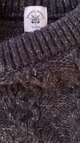 画像3: BranchWorks ブランチワークス  クルケーブルーニット CHARCOAL (3)