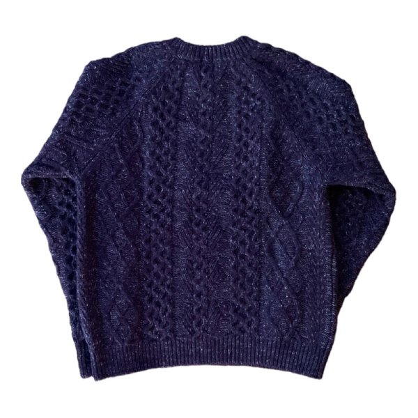 画像2: BranchWorks ブランチワークス  クルケーブルーニット CHARCOAL (2)