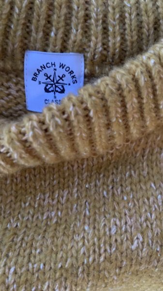 画像3: BranchWorks ブランチワークス  クルーニット MUSTARD (3)