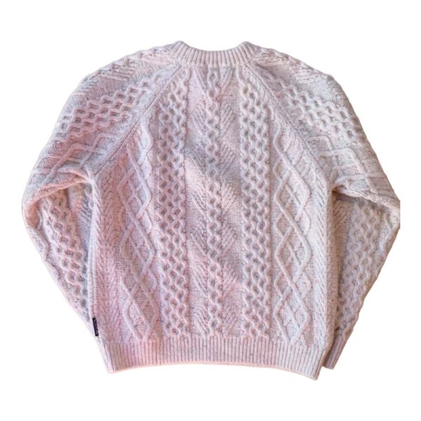 画像2: BranchWorks ブランチワークス  クルケーブルーニット WHITE (2)
