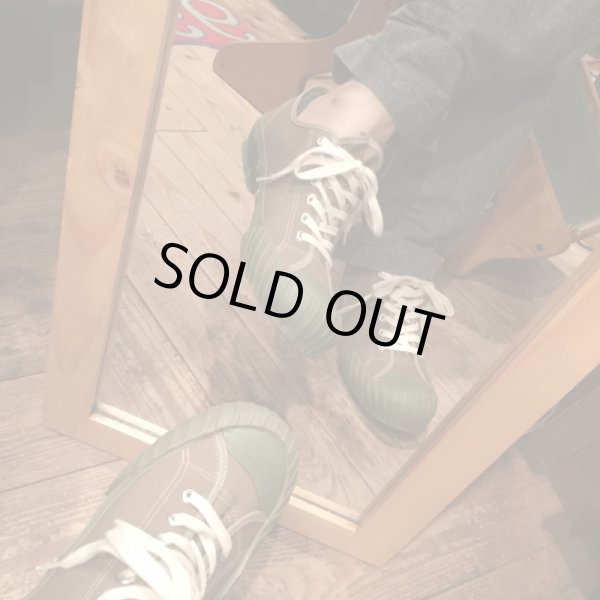 画像6:  CUSHMAN クッシュマン スニーカー WW2 LOW CUT SNEAKER ローカットスニーカー オリーブ (6)