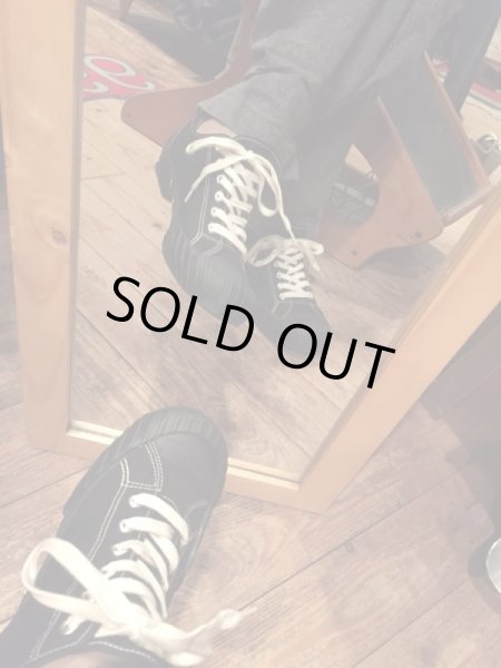 画像6: CUSHMAN クッシュマン スニーカー WW2 LOW CUT SNEAKER ローカットスニーカー ブラック (6)