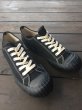 画像1: CUSHMAN クッシュマン スニーカー WW2 LOW CUT SNEAKER ローカットスニーカー ブラック (1)