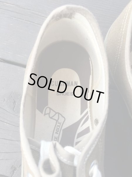 画像4:  CUSHMAN クッシュマン スニーカー WW2 LOW CUT SNEAKER ローカットスニーカー オリーブ (4)