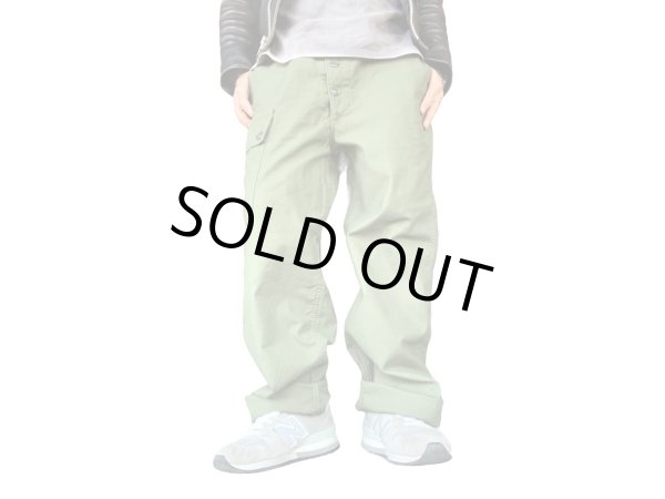 画像7: CUSHMAN クッシュマン BACK SATIN WIDE PANTS バックサテンワイドパンツ OLIVE オリーブ (7)