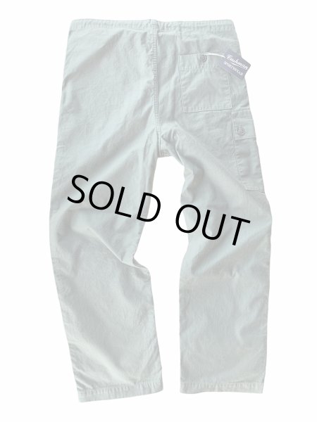 画像2: CUSHMAN クッシュマン BACK SATIN WIDE PANTS バックサテンワイドパンツ OLIVE オリーブ (2)