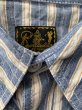 画像3: ＣＵＳＨＭＡＮ　クッシュマン　ＳＴＲＩＰＥ　ＷＯＲＫ　ＳＨＩＲＴＳ　ストライプワークシャツ　ＢＬＵＥ (3)