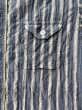 画像4: ＣＵＳＨＭＡＮ　クッシュマン　ＳＴＲＩＰＥ　ＷＯＲＫ　ＳＨＩＲＴＳ　ストライプワークシャツ　ＢＬＵＥ (4)