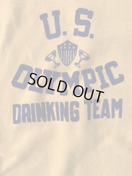 画像3: CUSHMAN(クッシュマン)MINI PILE SWEAT TEE 半袖スウェットGOLD (3)