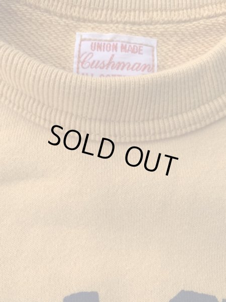 画像4: CUSHMAN(クッシュマン)MINI PILE SWEAT TEE 半袖スウェットGOLD (4)