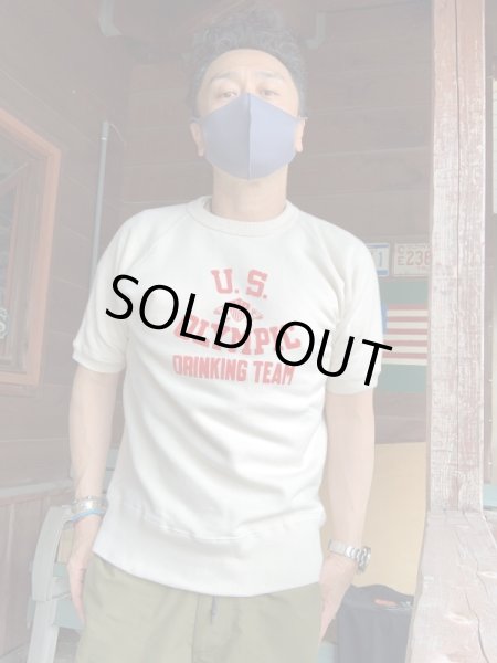 画像6: CUSHMAN(クッシュマン)MINI PILE SWEAT TEE 半袖スウェットVANILLA (6)