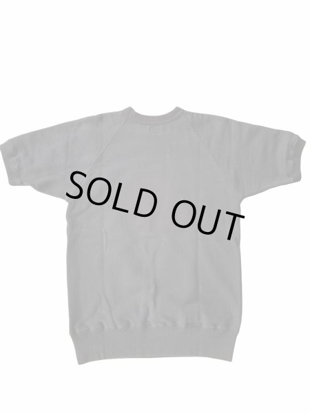 画像2: CUSHMAN(クッシュマン)MINI PILE SWEAT TEE 半袖スウェットBLACK (2)