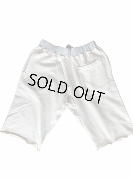 画像2: CUSHMAN(クッシュマン)MINI PILE SWEAT SHORTS スウェットショートパンツ VANILLA (2)