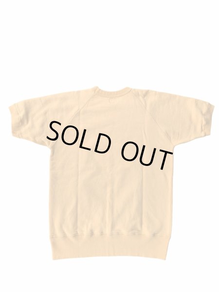 画像2: CUSHMAN(クッシュマン)MINI PILE SWEAT TEE 半袖スウェットGOLD (2)