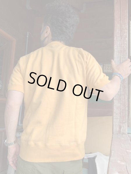 画像7: CUSHMAN(クッシュマン)MINI PILE SWEAT TEE 半袖スウェットGOLD (7)