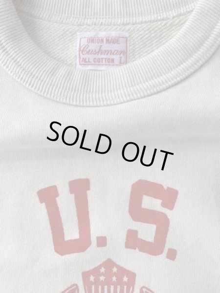 画像4: CUSHMAN(クッシュマン)MINI PILE SWEAT TEE 半袖スウェットVANILLA (4)