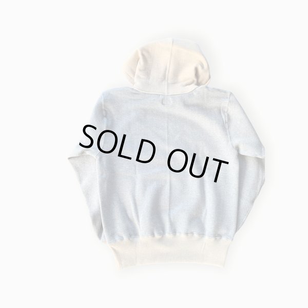 画像2: CUSHMAN(クッシュマン）TWO TONE SWEAT PARKA  ミックスグレー／ミックスベージュ (2)