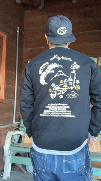 画像8: 66 25th Anniv. Cushman   25周年記念クッシュマン トリムスウェット BLACK ブラック (8)