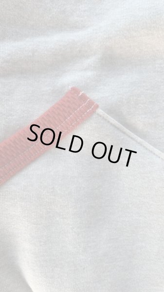 画像4: CUSHMAN(クッシュマン)TWO TONE ZIP SWEAT PARKA  ベージュ/レッド (4)