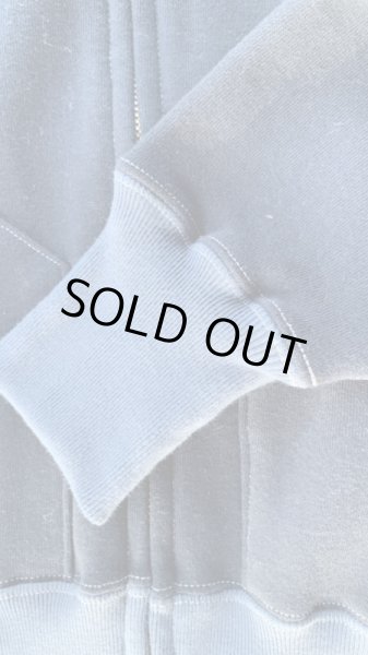 画像5: CUSHMAN(クッシュマン)TWO TONE ZIP SWEAT PARKA  ブラック/ダークグレー (5)