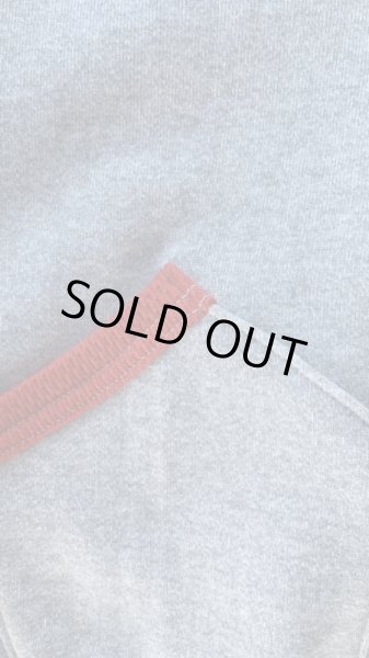 画像5: CUSHMAN(クッシュマン)TWO TONE ZIP SWEAT PARKA  ミックスグレー/レッド (5)