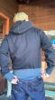 画像7: CUSHMAN(クッシュマン）TWO TONE ZIP SWEAT PARKA  ブラック／ダークグレー (7)