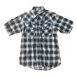 画像1: ＣＵＳＨＭＡＮ　クッシュマン　C/R OMBRAY CHECK WESTERN SHIRTS    BLACK (1)