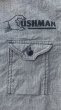 画像3: ＣＵＳＨＭＡＮ　クッシュマン　MXCHAMBRAY　ＷＯＲＫ　ＳＨＩＲＴＳ(LOWHIDE)　ワークシャツ　L.GRAY (3)