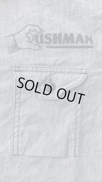 画像3: CUSHMAN クッシュマン MXCHAMBRAY WORK SHIRTS(LOWHIDE) ワークシャツ L.GRAY (3)