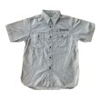 画像2: ＣＵＳＨＭＡＮ　クッシュマン　MXCHAMBRAY　ＷＯＲＫ　ＳＨＩＲＴＳ(LOWHIDE)　ワークシャツ　L.GRAY (2)