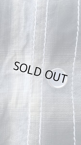 画像6: CUSHMAN クッシュマン C/R OMBRAY CHECK WESTERN SHIRTS    BLACK (6)