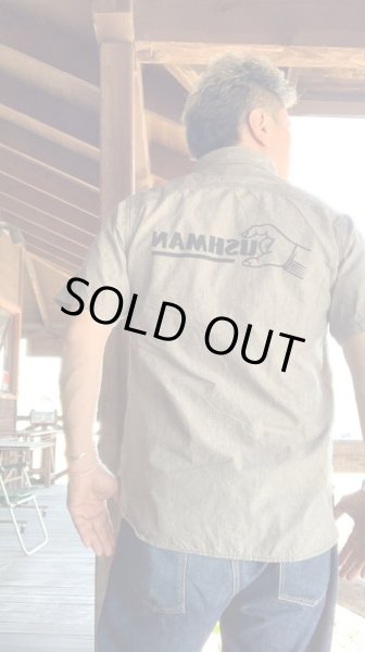 画像10: CUSHMAN クッシュマン MXCHAMBRAY WORK SHIRTS(LOWHIDE) ワークシャツ L.GRAY (10)