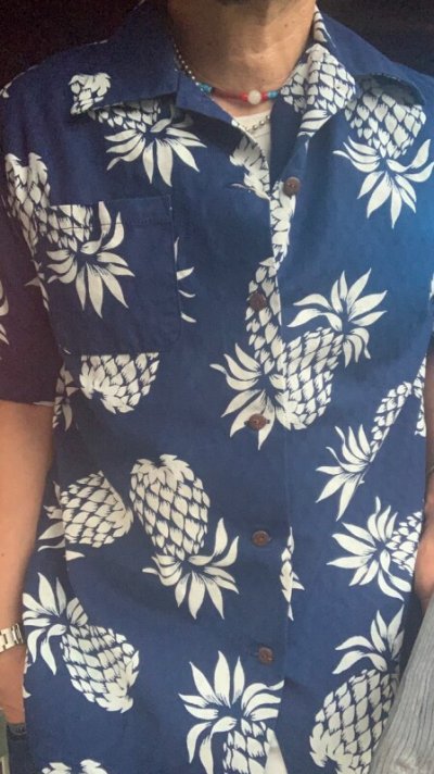 画像1: ＣＵＳＨＭＡＮ　クッシュマン　PINEAPPLE WABASH SHIRTS INDIGO