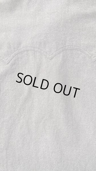 画像7: CUSHMAN  クッシュマン 撚杢シャンブレーウエスタンシャツ  ミックスブラック (7)