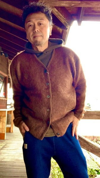 画像6: CUSHMANクッシュマン シャツ  MOHAIR CARDIGAN モヘアカーディガン BROWNブラウン (6)