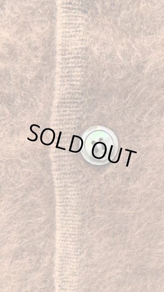 画像3: CUSHMANクッシュマン シャツ  MOHAIR CARDIGAN モヘアカーディガン BROWNブラウン (3)