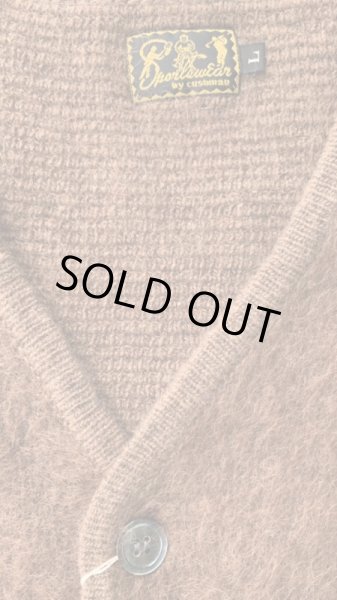 画像4: CUSHMANクッシュマン シャツ  MOHAIR CARDIGAN モヘアカーディガン BROWNブラウン (4)