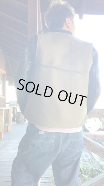 画像11: CUSHMAN(クッシュマン)ALPACA REVERSIBLE DECK VEST   OLIVE (11)