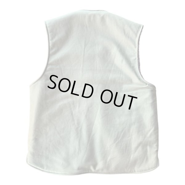 画像3: CUSHMAN(クッシュマン)ALPACA REVERSIBLE DECK VEST   OLIVE (3)